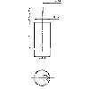 DPC M30 NPN NO+NF P2-16mm noyé Plast. 10-40Vdc M12 4P