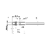 DPI M05 PNP NF P1,5mm noyé lg27mm Inox 10-30Vdc / Câble 2m PUR