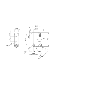 DPI Rect. PNP NF P2mm noyé 26x40x12mm 10-30Vdc / M08 3P-Lire la description