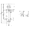 DPI Rect. PNP NO+NF P20mm noyé 40x40x120mm / M12 4P