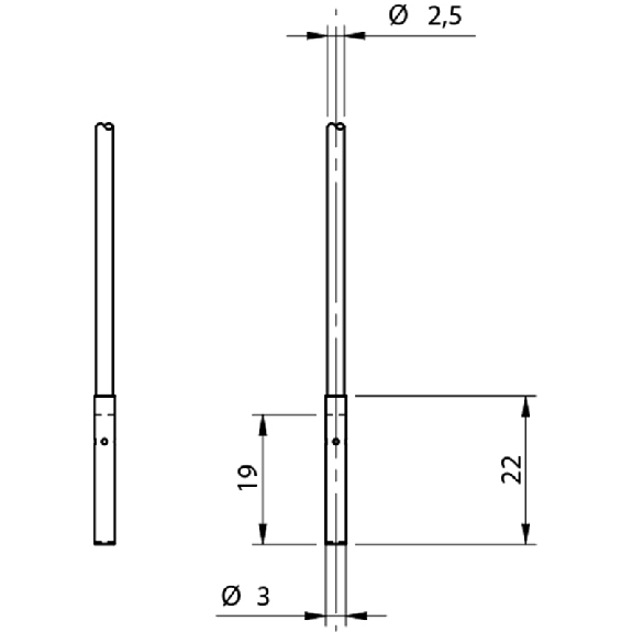 DPI D03 PNP NO P1mm noyé 22mm Inox 10-30Vdc Câble 2m PUR-Lire la description