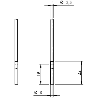 DPI D03 PNP NO P1mm noyé 22mm Inox 10-30Vdc Câble 2m PUR-Lire la description