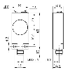 DPC Rect. NPN NF P4-15mm noyé 65x30x18,5mm 24VDC IP65 / M12 4P
