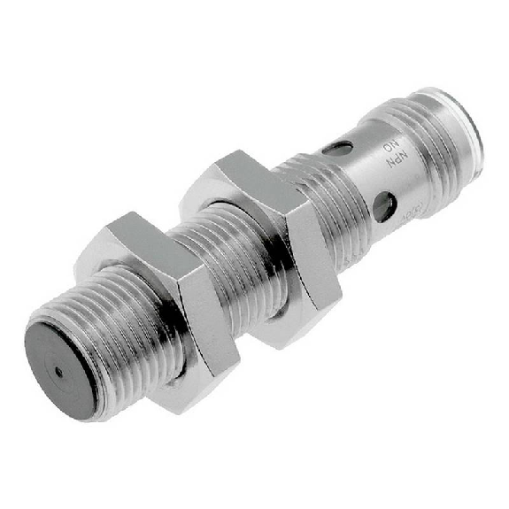 DPI M12 PNP NO P4mm noyé lg48(34)mm Inox / M12 4P-Lire la description