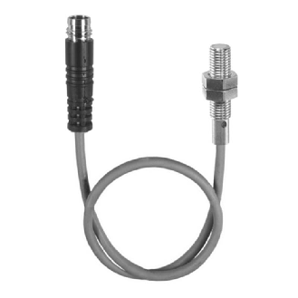 DPI M05 NPN NF P1mm noyé lg20mm Acier 10-30Vdc / M08 3P+C0.2m PUR-Lire la description