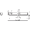 DPI M08 PNP NF P2mm noyé 56(52)mm Inox V2A 10-30Vdc / M08 3P