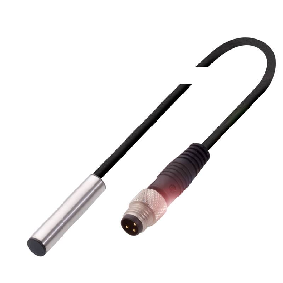 DPI D6,5 PNP NO P2mm noyé lg30mm Inox 10-30Vdc / M08 3P+C1.5m-Lire la description