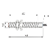 DPI M08 PNP NO P1,5mm noyé 50(42)mm Inox 6-30Vdc / Câble 2m PVC