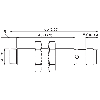 DPI M12 PNP NO/NF P8mm non noyé IO-Link 54(43)mm Inox V2A / M12 4P