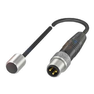 DPI M08 PNP NO P2mm noyé lg10mm Inox 10-30Vdc / M08 3P+C0.3m-Lire la description