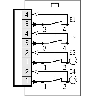 Bouton poussoir 3 positions-Lire la description