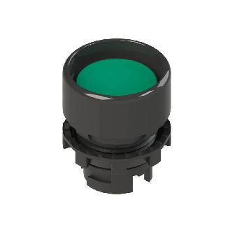Bp Ø20mm lumineux encastré, vert (noir)-Lire la description