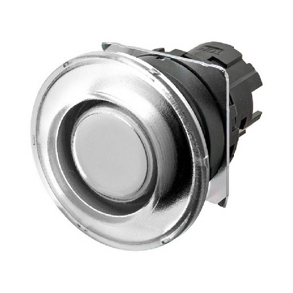 Bp champignon Ø40mm alterné blanc transparent lumineux-Lire la description