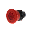 Arrêt urgence Ø22mm Lum, tête Ø40mm, Pousser-Tourner