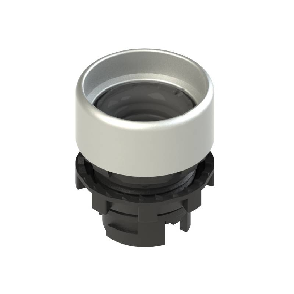 Bouton-poussoir Ø20mm à accrochage protégé sans vérinne (chromé) - E2 1PU1P0290-Lire la description