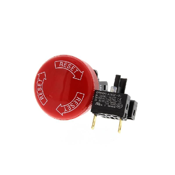 Bouton d'arrêt urgence Ø30mm, 3PST-NF-Lire la description