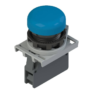 Complet: Indicateur lumineux bleu, adapt. de fix., DEL et contacts-Lire la description
