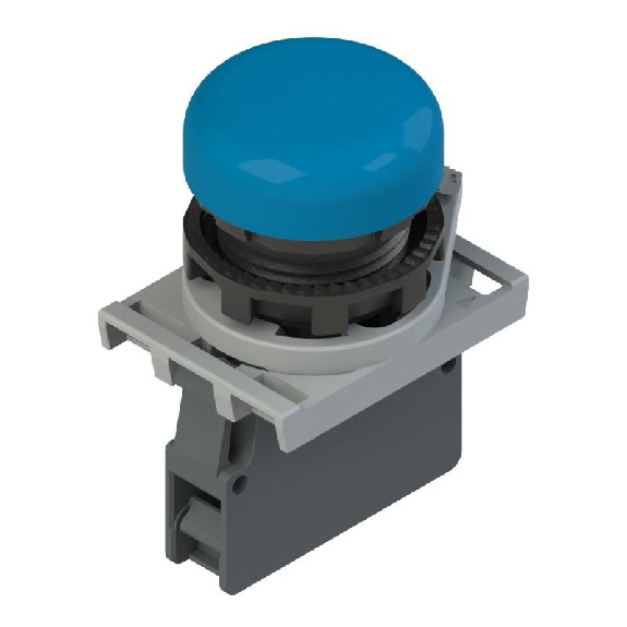 Complet: Indicateur lumineux bleu, adapt. de fix., DEL et contacts-Lire la description
