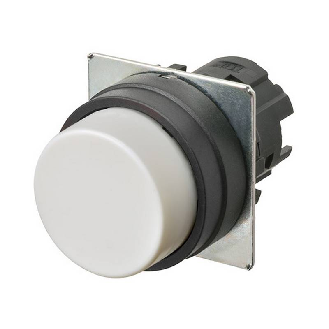 Bp Ø22mm dépassant alterné opaque blanc (noir)-Lire la description