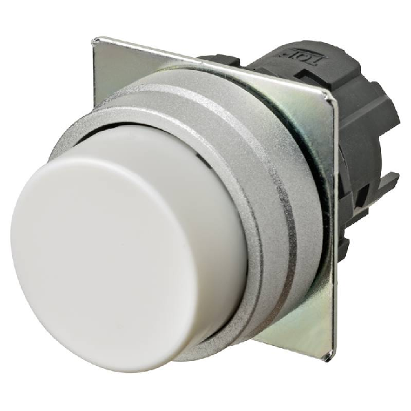 Bp Ø22mm dépassant alterné opaque blanc-Lire la description