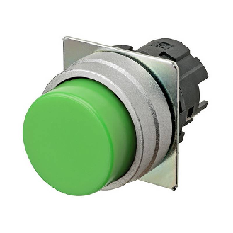 Bp Ø22mm dépassant alterné opaque vert-Lire la description