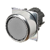 Bp Ø22mm plat momentané blanc transparent lumineux