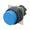 Bp Ø22mm dépassant alterné opaque bleu (noir)