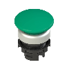 Bouton coup de poing" Ø36mm à impulsion, vert (chromé) - E2 1PU2F4490"