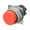 Bp Ø22mm dépassant momentané opaque rouge
