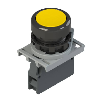 Complet: Bp jaune, adaptateur de fixation et contacts 1NO-Lire la description