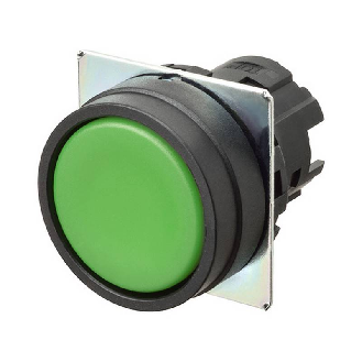 Bp Ø22mm plat momentané opaque vert (noir)-Lire la description