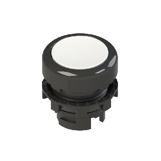 Bp Ø20mm lumineux affleurant, blanc (noir)-Lire la description