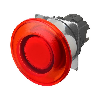 Bp champignon Ø40mm alterné rouge transparent lumineux
