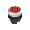 Bp Ø20mm à impulsion rouge"O", affleurant (chromé)