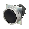 Bp Ø22mm plat momentané opaque noir (métal brossé)