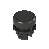 Bp Ø20mm à impulsion noir, affleurant (noir)