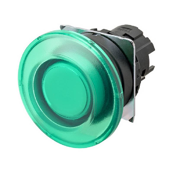 Bp champignon Ø40mm alterné vert transparent lumineux-Lire la description