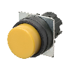 Bp Ø22mm dépassant alterné opaque jaune (noir)
