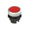 Bp Ø20mm lumineux affleurant, rouge (chromé)