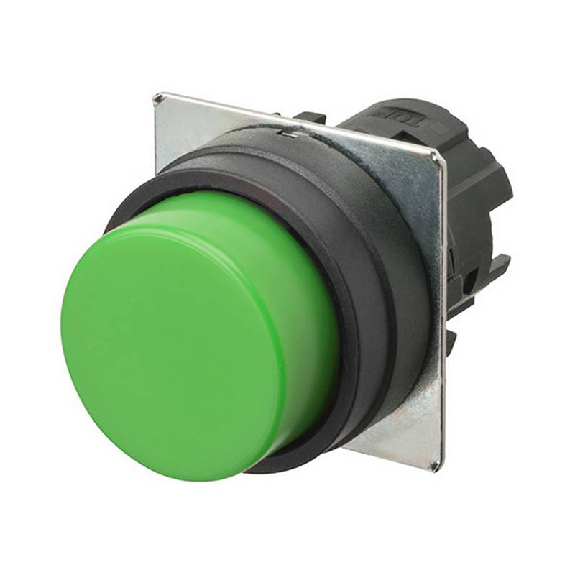 Bp Ø22mm dépassant alterné opaque vert (noir)-Lire la description