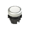 Bp Ø20mm à impulsion blanc, affleurant (chromé)