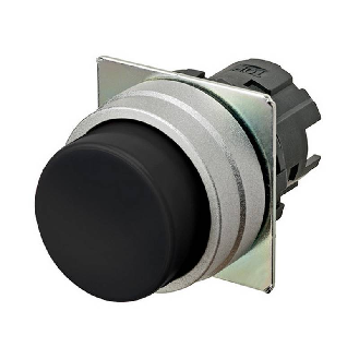 Bp Ø22mm dépassant alterné opaque noir-Lire la description