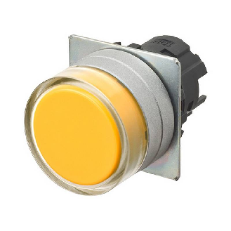 Bp Ø22mm protégé alterné opaque jaune-Lire la description