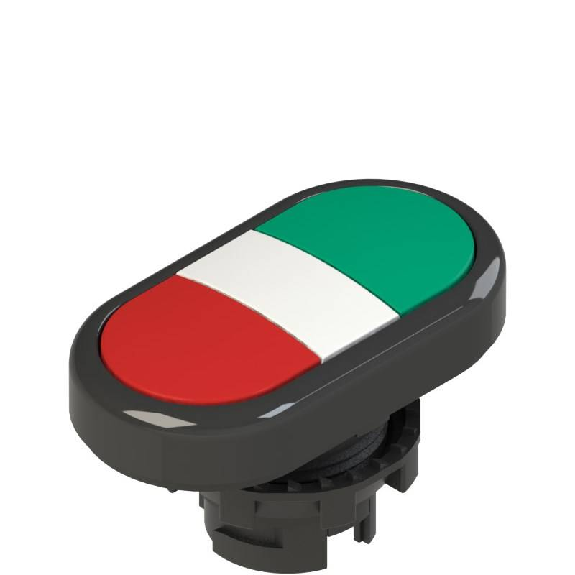 Bp double rouge/vert (satin chromé)-Leggi tutto