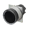 Bp Ø22mm protégé alterné opaque noir