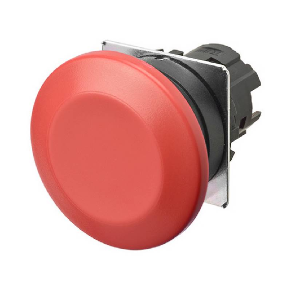 Bp champignon Ø40mm alterné opaque rouge-Lire la description