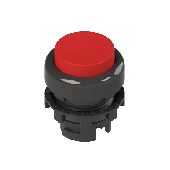 Bp Ø20mm à impulsion rouge, dépassant (noir)-Lire la description