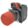 Bt arrêt d'urgence Ø30mm, 2NF (1NF + 1NF), push-in