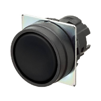 Bp Ø22mm plat momentané opaque noir (noir)-Lire la description