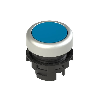 Bp Ø20mm lumineux affleurant, bleu (chromé)